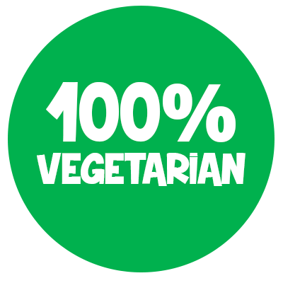 100% vegetarian circle